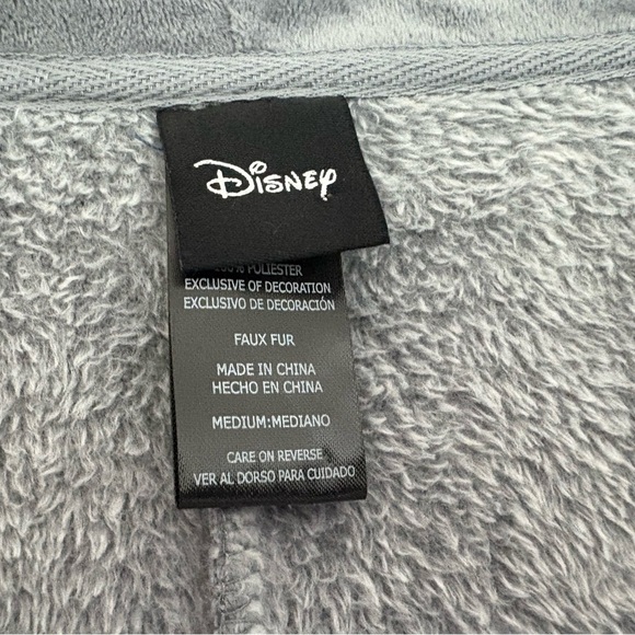 NWT Disney Midweight Women's Hooded Mickie & Minnie Onesie Lounge/Pajama M - Picture 7 of 8